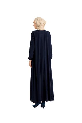 کلاه و ابایا سرمه ای زنانه پلی استر ELYANUR - کد 863400732