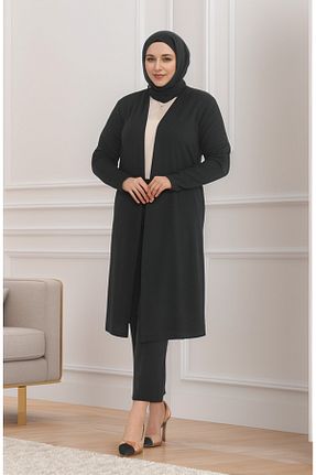 رویه حجاب مشکی زنانه مخلوط پلی استر RESPİRO - کد 863141406