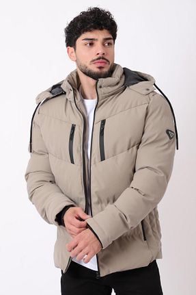 کاپشن بژ مردانه پلی استر Stilkombin - کد 863423839