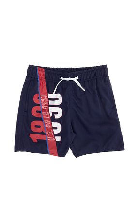 شلوارک ساحلی سرمه ای بچه گانه بافتنی U.S. Polo Assn. - کد 835098665