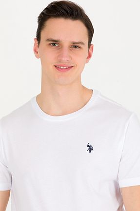 تیشرت سفید مردانه رگولار U.S. Polo Assn. - کد 839164947