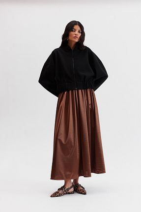 کت مشکی زنانه Loose LAMODEMAPASS - کد 863432896