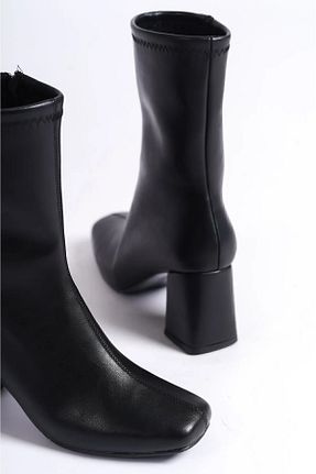 بوت / نیم بوت مشکی زنانه چرم مصنوعی Entella Store - کد 760468013