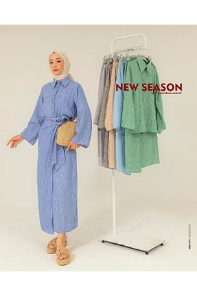 ست بالاتنه و پائین تنه سرمه ای زنانه بافتنی Meri Store - کد 850033974