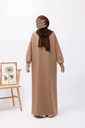 سوئیشرت حجاب بژ زنانه پنبه پلی استر Genel Markalar - کد 860721664