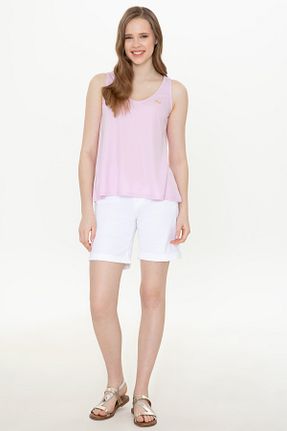 شلوارک و برمودا سفید زنانه پارچه U.S. Polo Assn. - کد 846762338