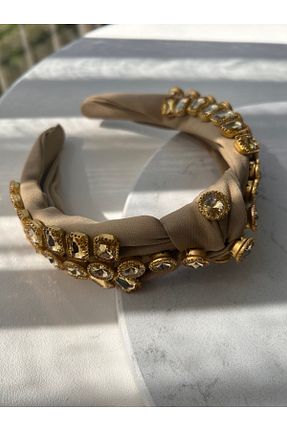 گیره سر قهوه ای زنانه ساتن Doğaltaş Masalları - کد 863478446