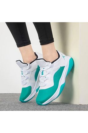 کفش بسکتبال فیروزه ای مردانه چرم اصل Nike - کد 863433499
