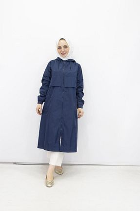 کلاه و ابایا سرمه ای زنانه پلی استر Armine - کد 863483296