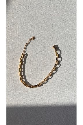 دستبند استیل (فولاد) طلائی زنانه استیل (فولاد) Doğaltaş Masalları - کد 863482872