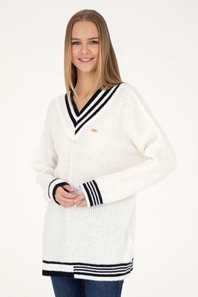 پلیور بژ زنانه ساده U.S. Polo Assn. - کد 838631313