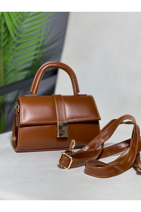 کیف دستی قهوه ای زنانه سایز متوسط LOI Butik - کد 863492140