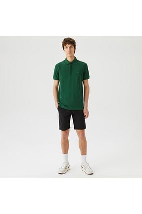 شلوارک و برمودا مشکی مردانه اسلیم فیت Lacoste - کد 701497796