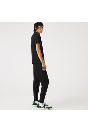 شلوار کرمگن مشکی مردانه اسلیم فیت Lacoste - کد 843888712