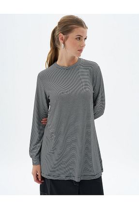 سوئیشرت حجاب مشکی زنانه بافتنی Kayra - کد 863506455
