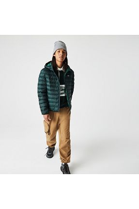 کاپشن سبز مردانه رگولار Lacoste - کد 382029300