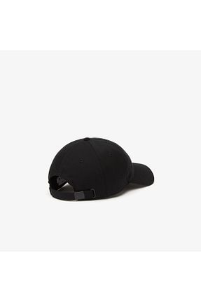 کلاه مشکی زنانه پنبه ای Lacoste - کد 670329266