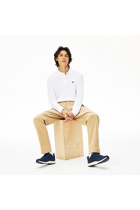 سوئیشرت سفید مردانه ساده Lacoste - کد 3392864