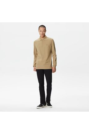 پولوشرت قهوه ای مردانه پنبه ای Lacoste - کد 769562504