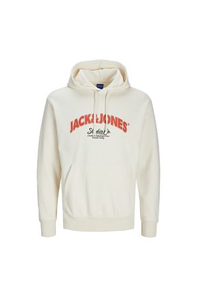 سوئیشرت سفید مردانه ساده Jack & Jones - کد 850451416