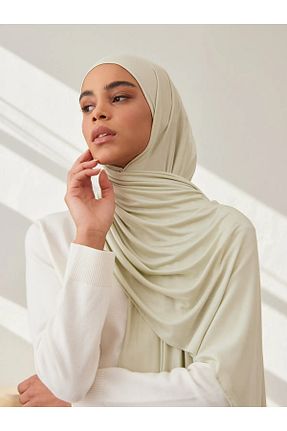 روسری زرد ساده Femple Modest - کد 838259631