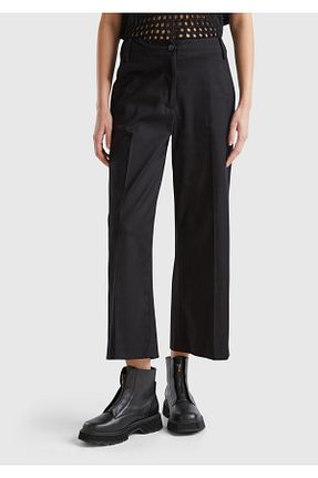 شلوار مشکی زنانه پارچه United Colors of Benetton - کد 863511855