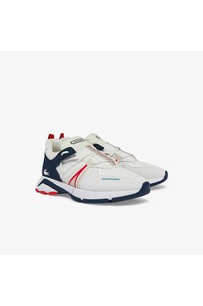 کفش اسنیکر سفید مردانه بند دار Lacoste - کد 364293993
