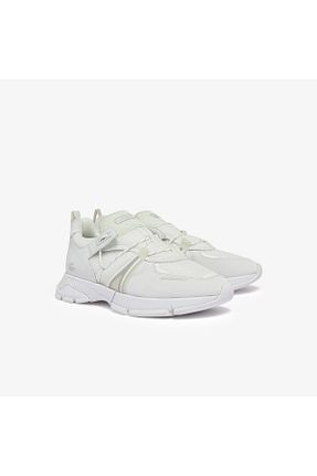 کفش اسنیکر سفید مردانه بند دار Lacoste - کد 364293658