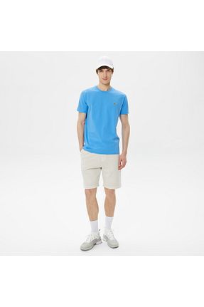 شلوارک و برمودا بژ مردانه رگولار Lacoste - کد 701468977
