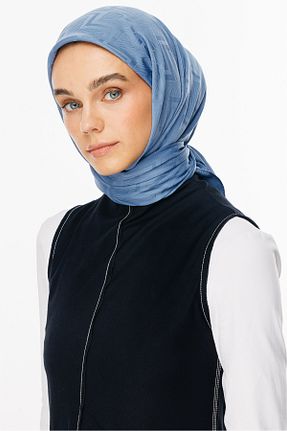 روسری آبی پنبه ای Mooncorn - کد 863607733