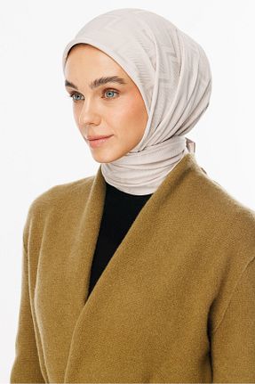 روسری طوسی پنبه ای Mooncorn - کد 863599542