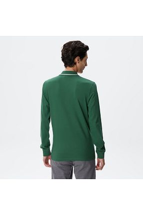 پولوشرت سبز مردانه پنبه ای Lacoste - کد 769562514