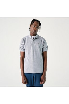 پولوشرت طوسی مردانه پنبه ای Lacoste - کد 3069109
