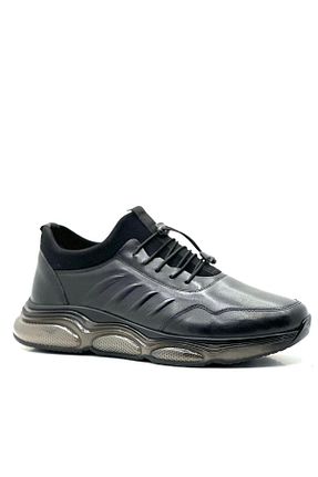 کفش کژوال مشکی مردانه چرم خالص BESS SHOES - کد 863622899