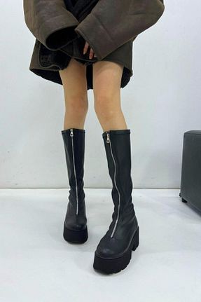 چکمه مشکی زنانه چرم مصنوعی inizio - کد 845395761