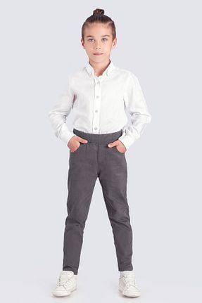 شلوار طوسی بچه گانه پنبه ای e-çocuk - کد 840099690