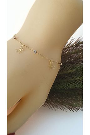 دستبند طلا زرد زنانه 14 عیار Goldlife jewellery - کد 863656731
