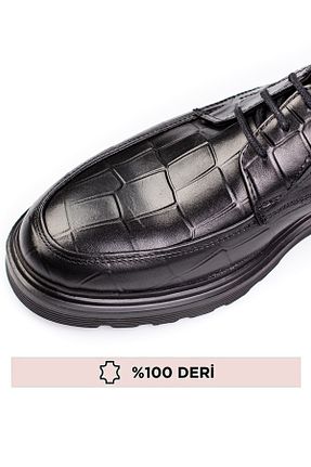 کفش کلاسیک مشکی مردانه چرم خالص maximoda - کد 928848237