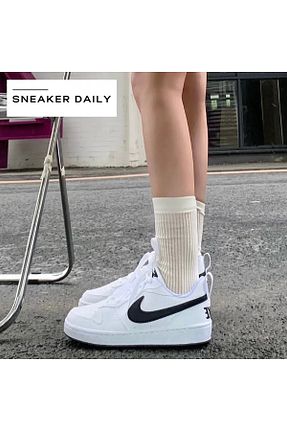کفش اسنیکر سفید زنانه بند دار Nike - کد 863601467