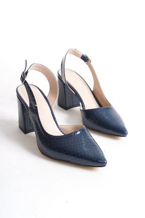 کفش پاشنه بلند کلاسیک سرمه ای زنانه استیل (فولاد) Shoesers - کد 863596344