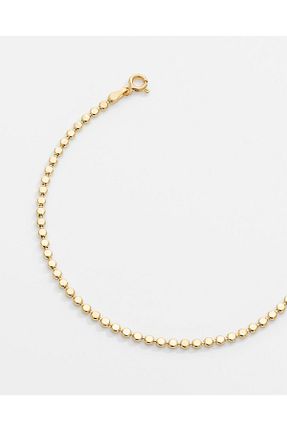 خلخال نقره طلائی زنانه MEKS JEWELS - کد 863653591
