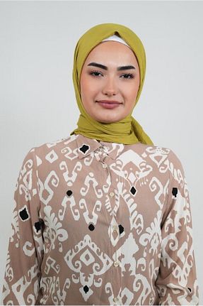 روسری زرد پنبه ای LOSYANA - کد 863659321