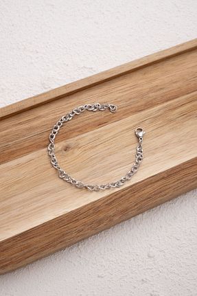 دستبند استیل (فولاد) زنانه استیل ضد زنگ ByFlorya Jewelry - کد 858956400