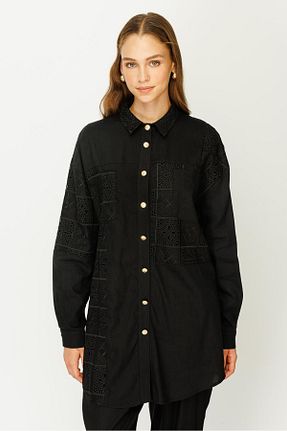 ست بالاتنه و پائین تنه مشکی زنانه بافتنی Ghisa - کد 831649490