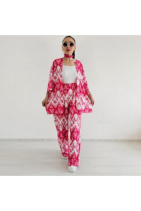کیمونو و کافتان صورتی زنانه لیکرا Altı Üstü Butik - کد 863657455
