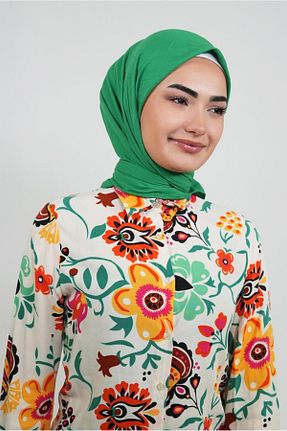 روسری سبز پنبه ای LOSYANA - کد 863650667