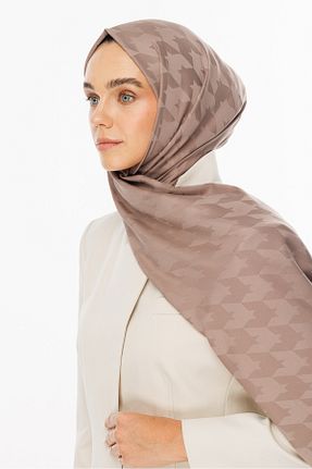 شال قهوه ای زنانه پنبه ای Mooncorn - کد 863590029