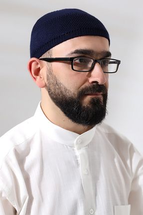 کلاه پشمی سرمه ای مردانه پنبه ای ihvanonline - کد 863641794