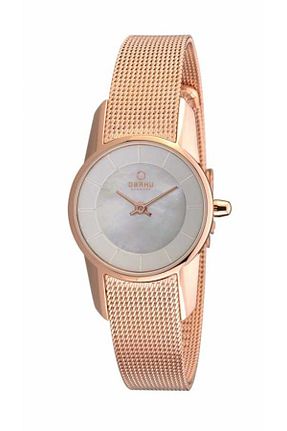 ساعت مچی زرد زنانه 31-35 میلی متر Obaku - کد 87828629