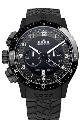 ساعت مچی مشکی مردانه 41-45 میلی متر Edox - کد 101405755